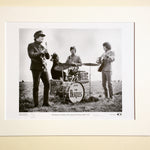 The Beatles on Salisbury Plain during the filming of Help, by Peter Brown, 1965