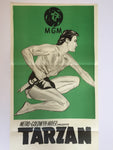 Vintage Cinema Daybill Film Poster - Tarzan